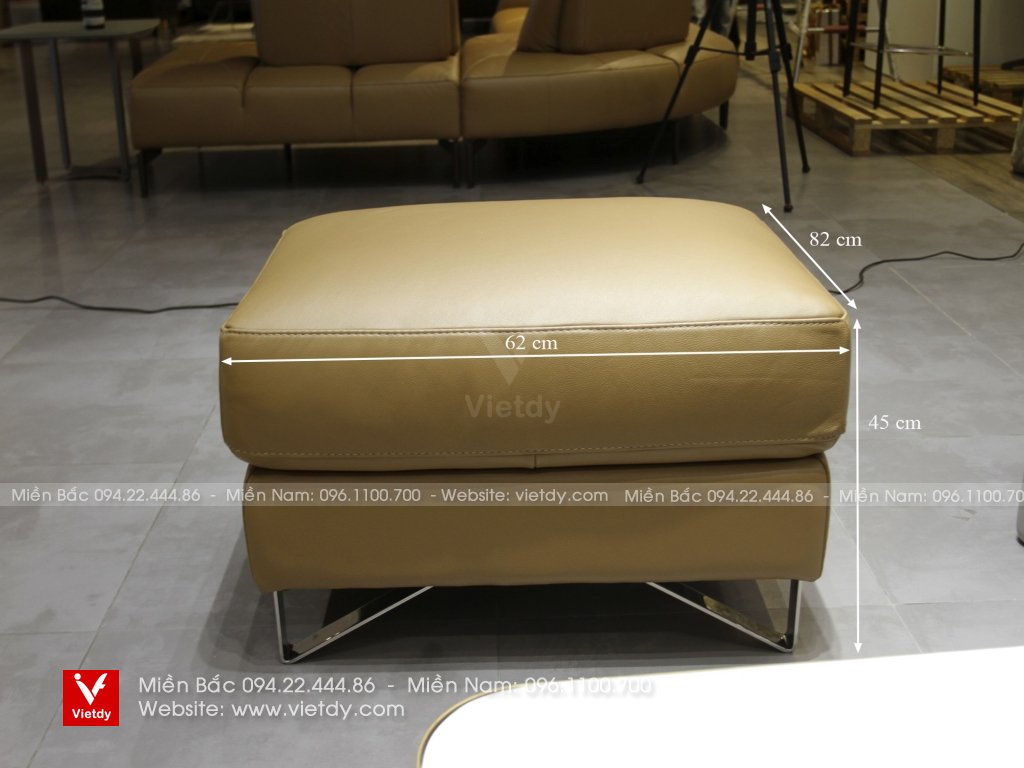 Bộ sofa da bò Italia Magic S4/Đôn Cat 500