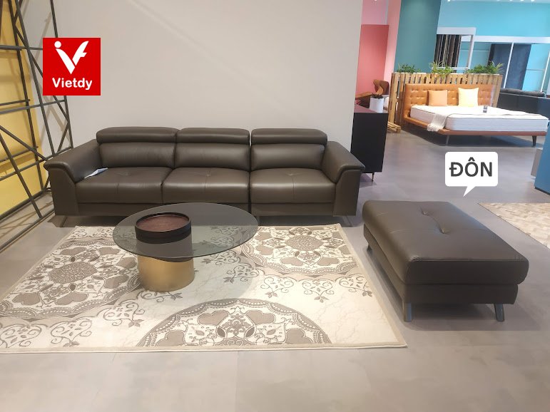 Đôn sofa da thật D50 Malaysia TPH2183L