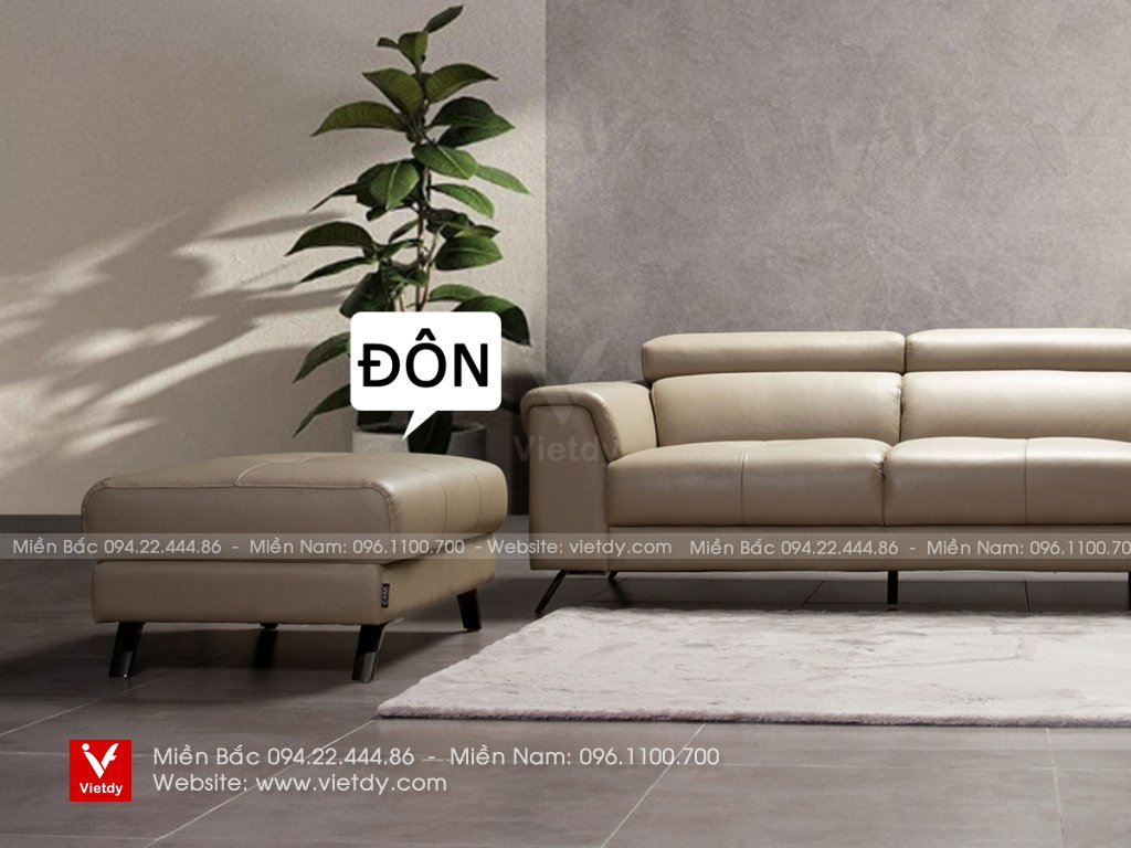 Đôn sofa da thật D50 Malaysia TPH2183L