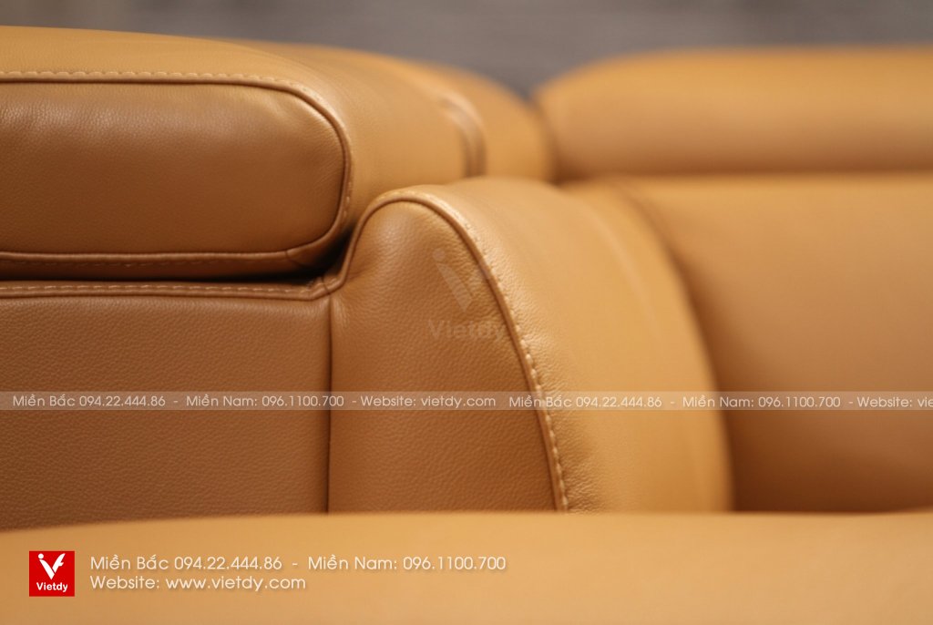 Bộ sofa da bò Italia Magic S4/Đôn Cat 500