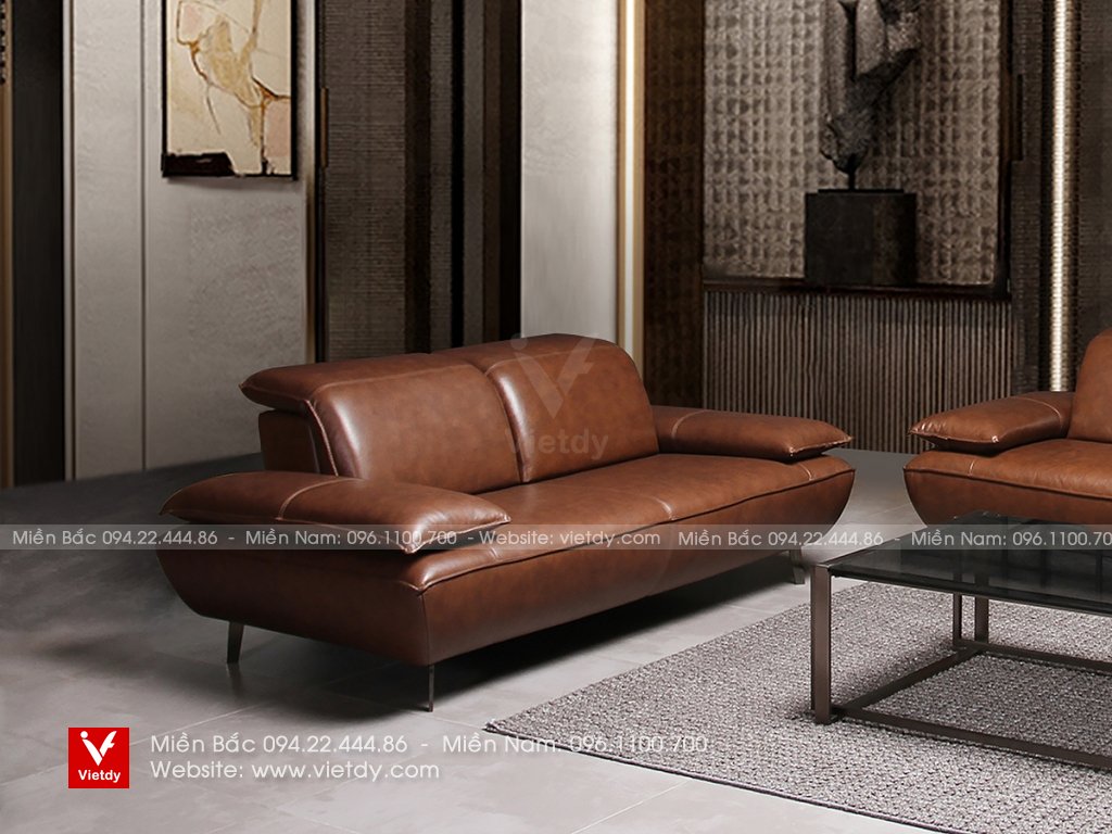 Sofa Da màu da bò KD122 • KDTVN