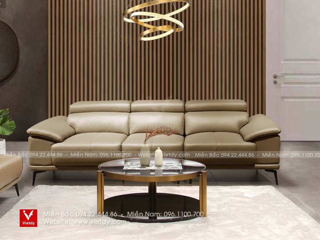 Bộ sofa da thật D50 Malaysia NFH2257 S3.5/Đôn