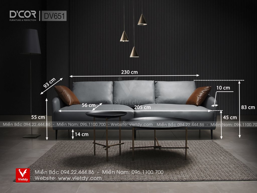 Bộ sofa da thật D50 WELIKES ZM767