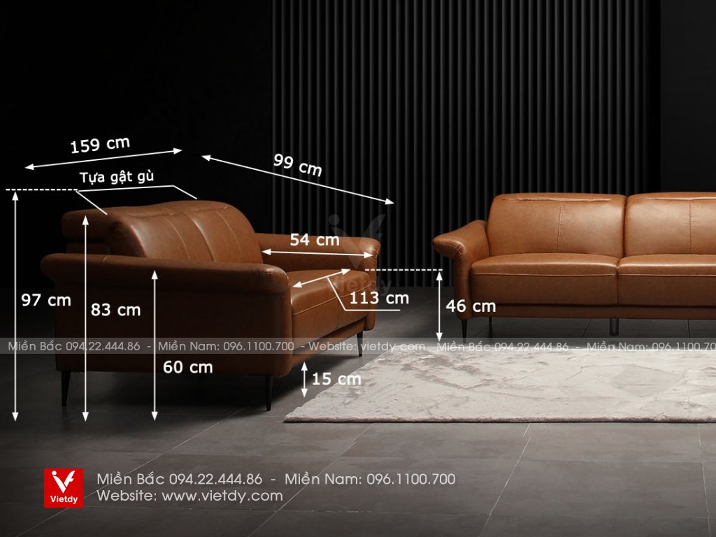 Bộ sofa da thật D50 WELIKES ZM793