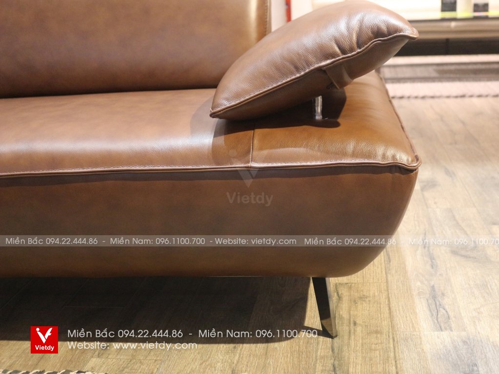 Bộ sofa da bò Ý S1/S1/S3 CASA CD-6381