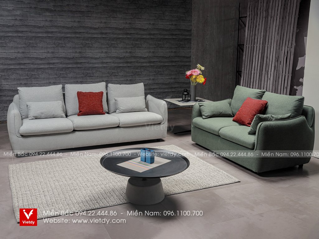 Kho hàng sofa vải nỉ KUKA KF2050