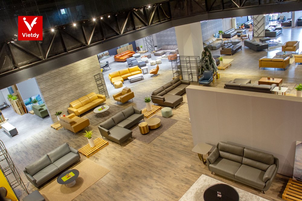 Showroom sofa nhập khẩu tại Hà Nội
