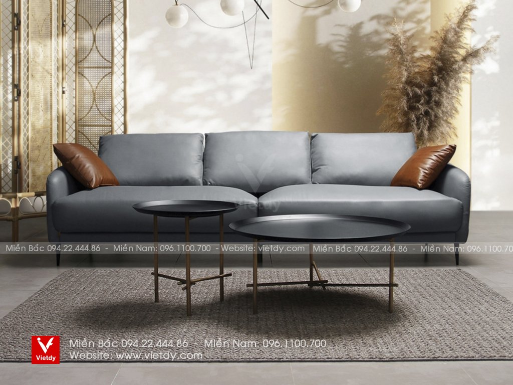 Kho hàng sofa da bò ZM767 S3/Đôn