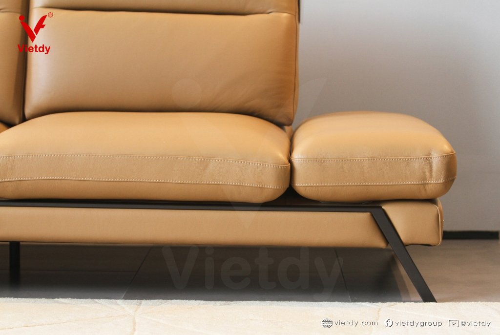 Bộ sofa quây da bò Italia PEGASO Cat 400 tinh tế và đẳng cấp