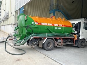 Vận chuyển bùn vi sinh xe 9 khối