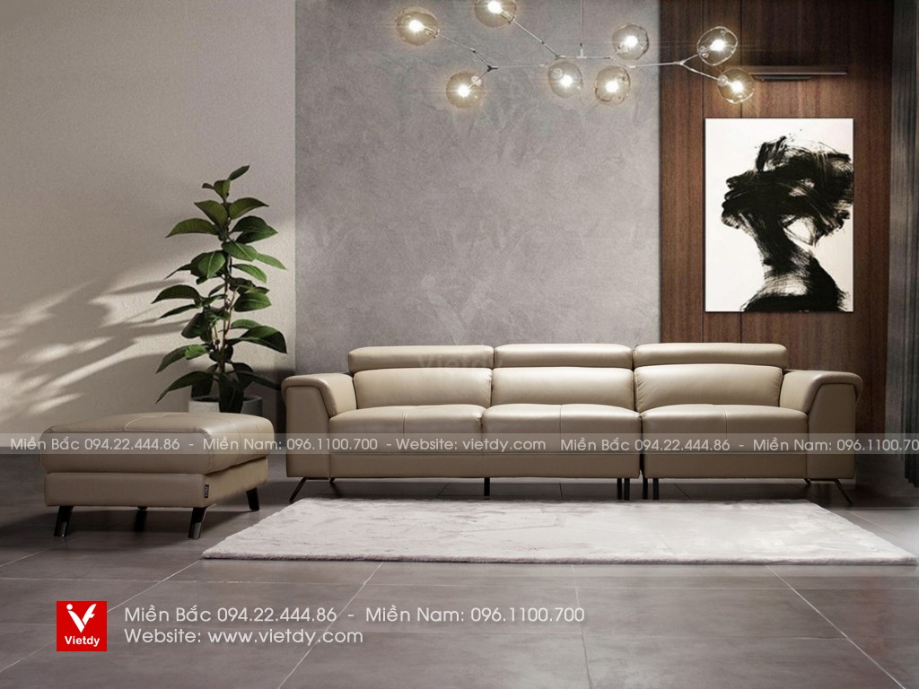 Bộ sofa da thật D50 Malaysia TPH2183L